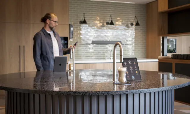 TopBrewer Pro installed in counter