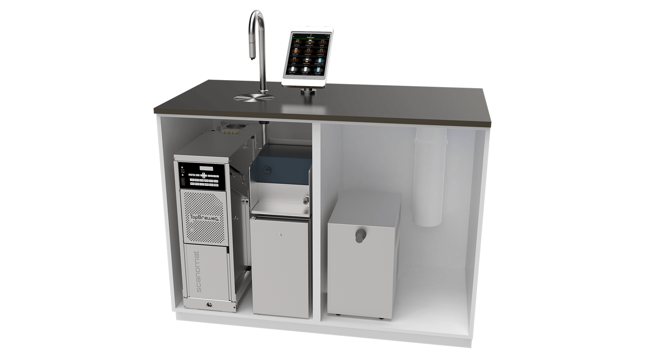 TopBrewer Pro tap and interface